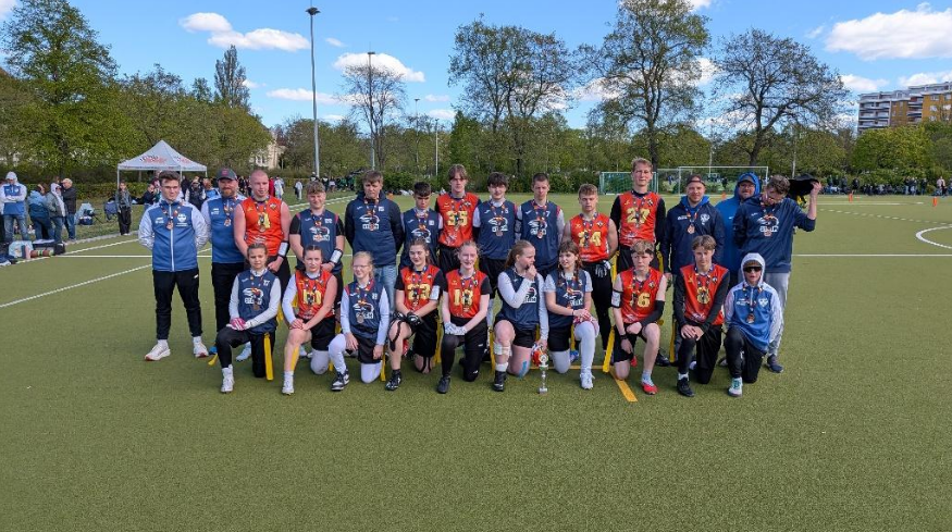U17-Team der MV-Rangers beim JLT Flag Football
